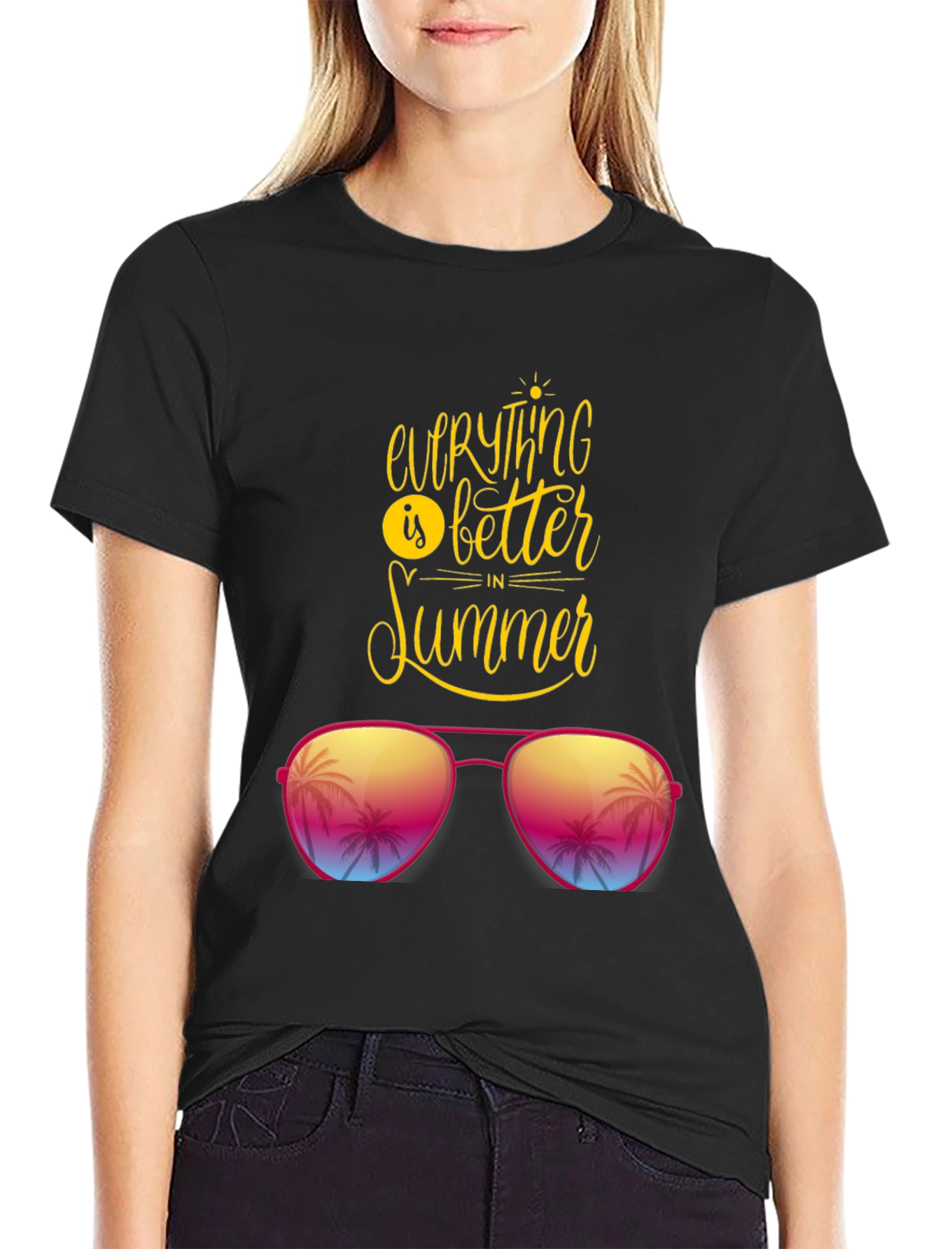 Summer Vibes Graphic T-Shirt - Everything is Better