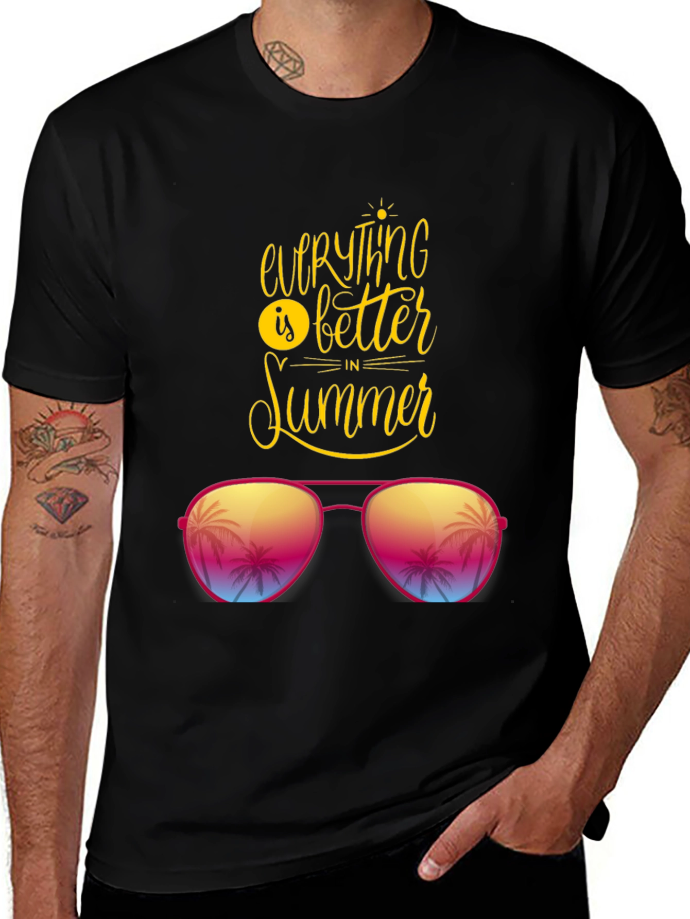 Summer Vibes Graphic T-Shirt - Everything is Better