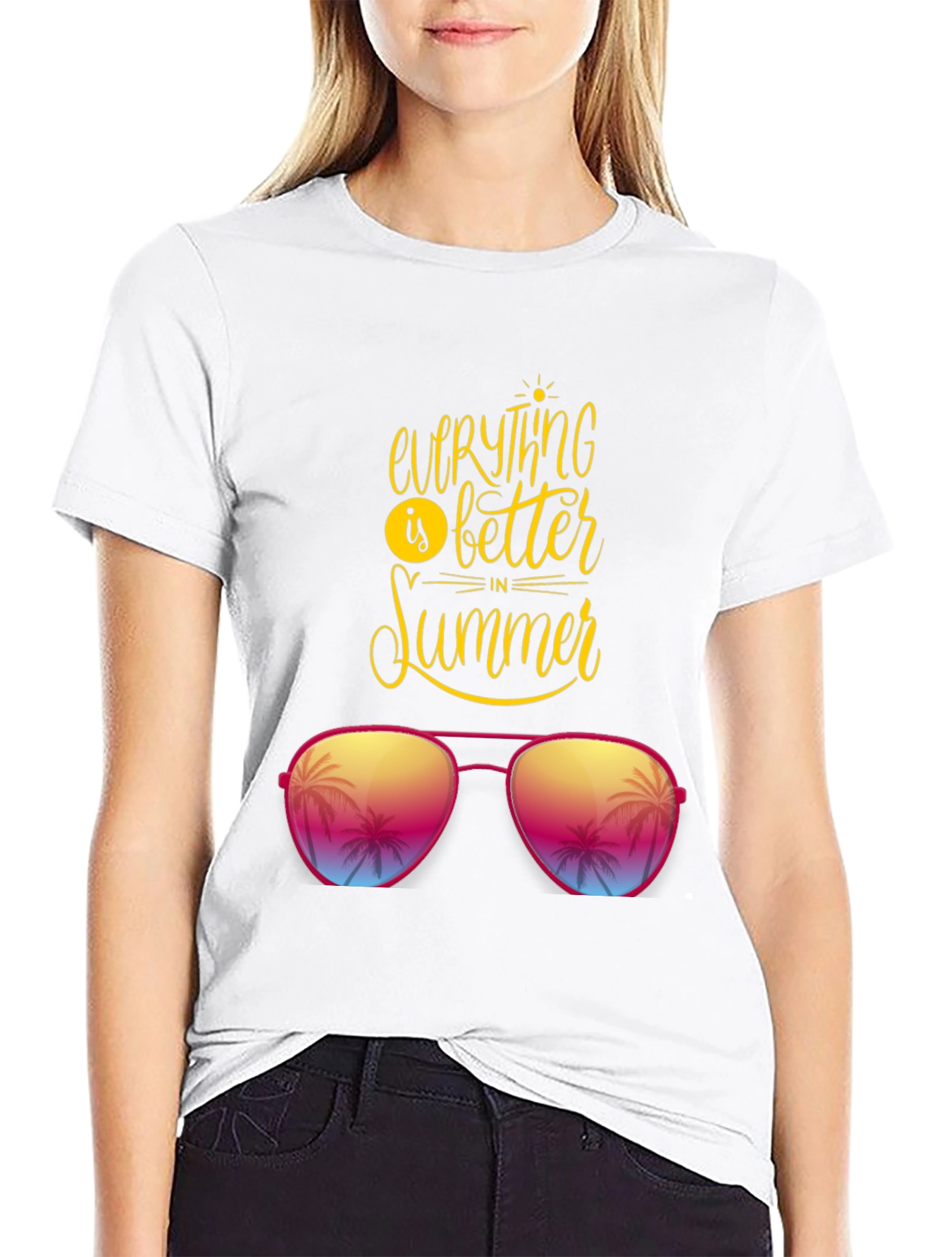Summer Vibes Graphic T-Shirt - Everything is Better