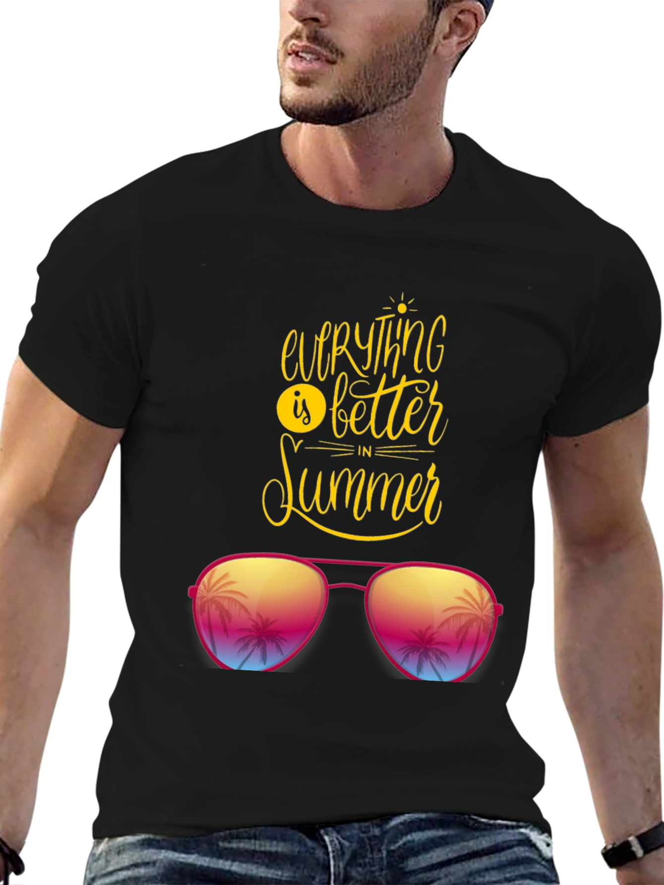 Summer Vibes Graphic T-Shirt - Everything is Better