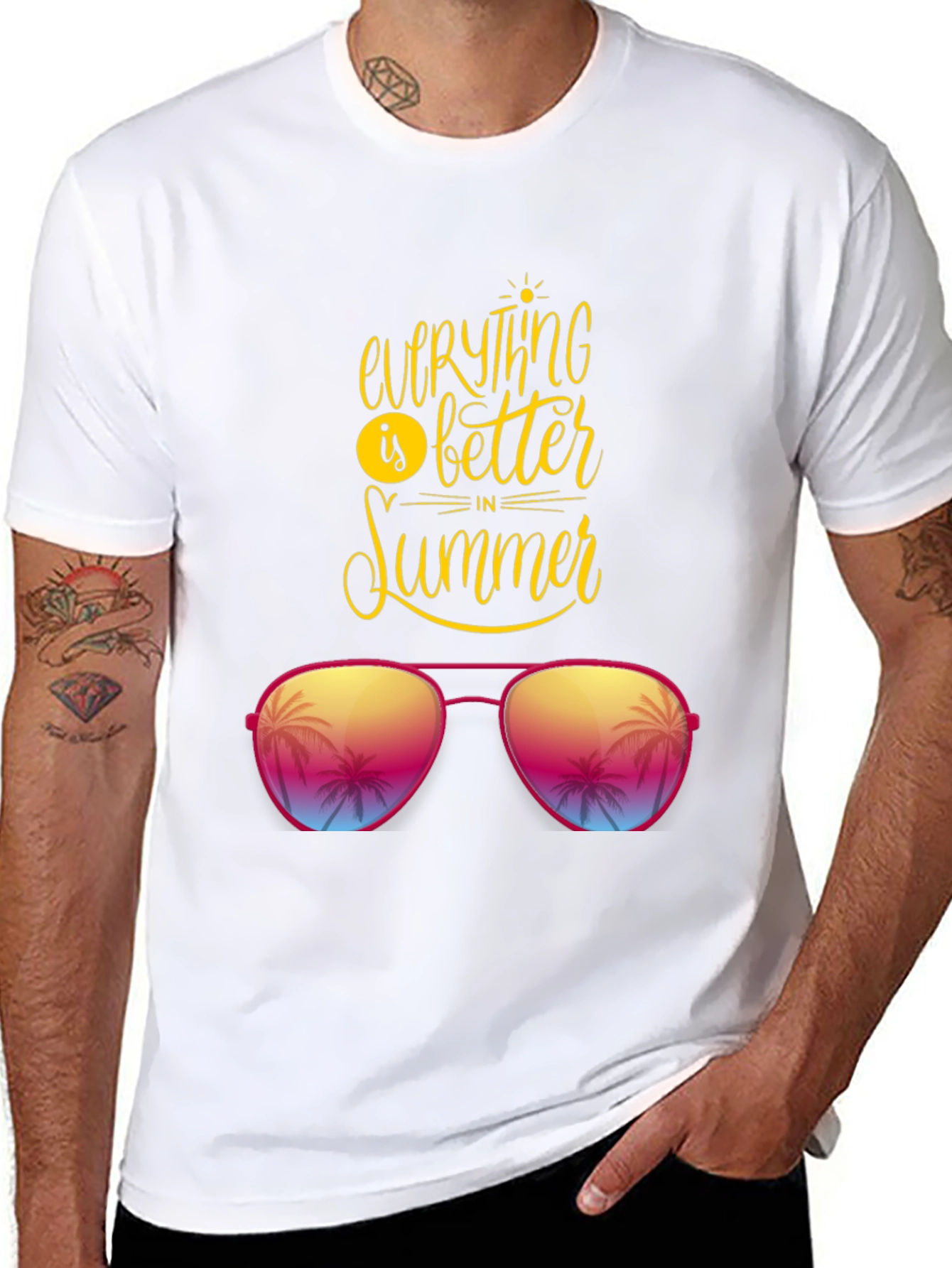 Summer Vibes Graphic T-Shirt - Everything is Better
