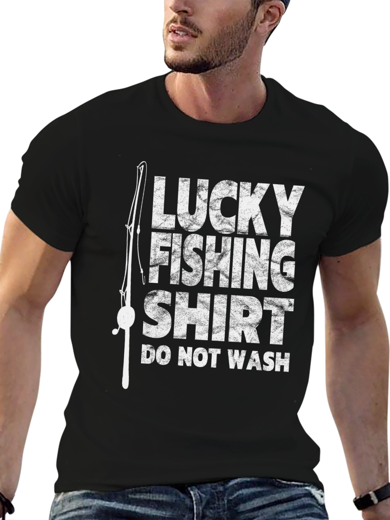 Lucky Fishing Shirt - Mens Graphic Tee