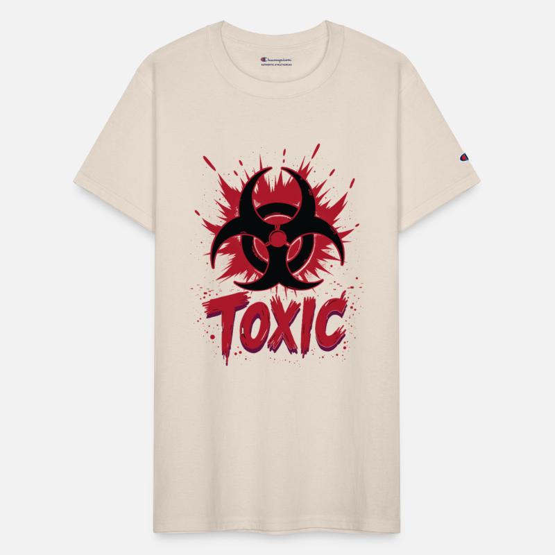 Biohazard Symbol Toxic Grunge Style