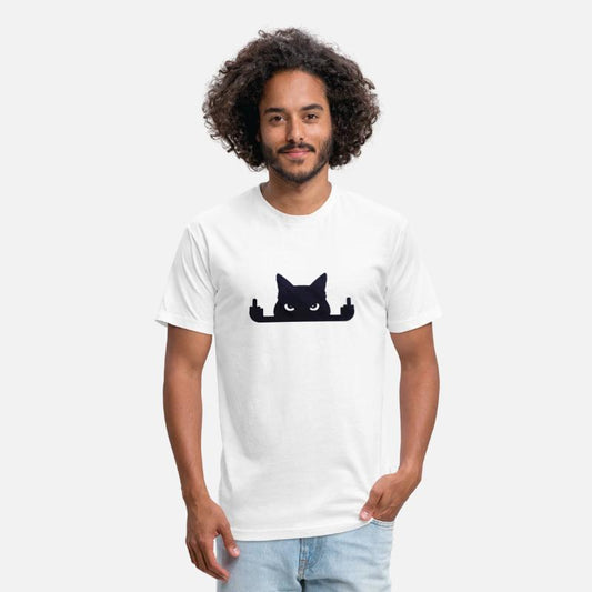 Black Cat Unisex Softstyle T-Shirt, Animal Lover