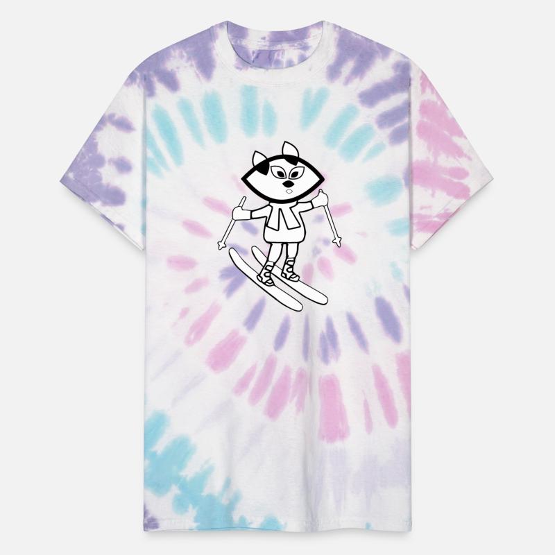 Black fractal cat skiing