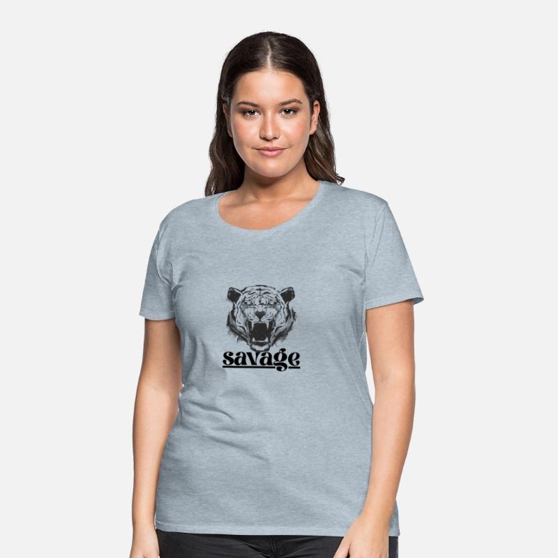Black Illustrative Savage T Shirt
