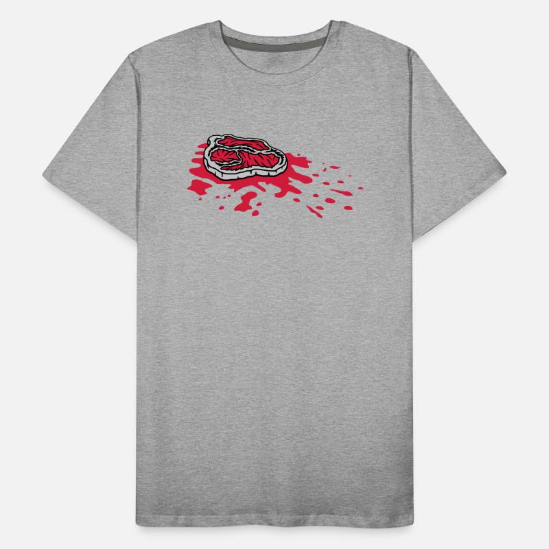 blood puddle steak juicy