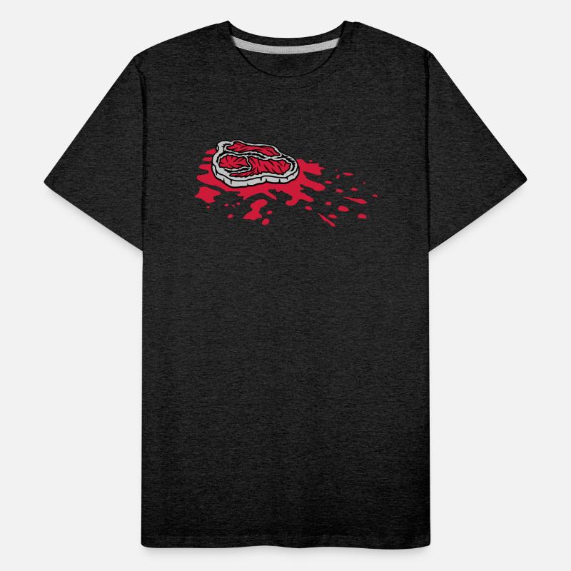 blood puddle steak juicy