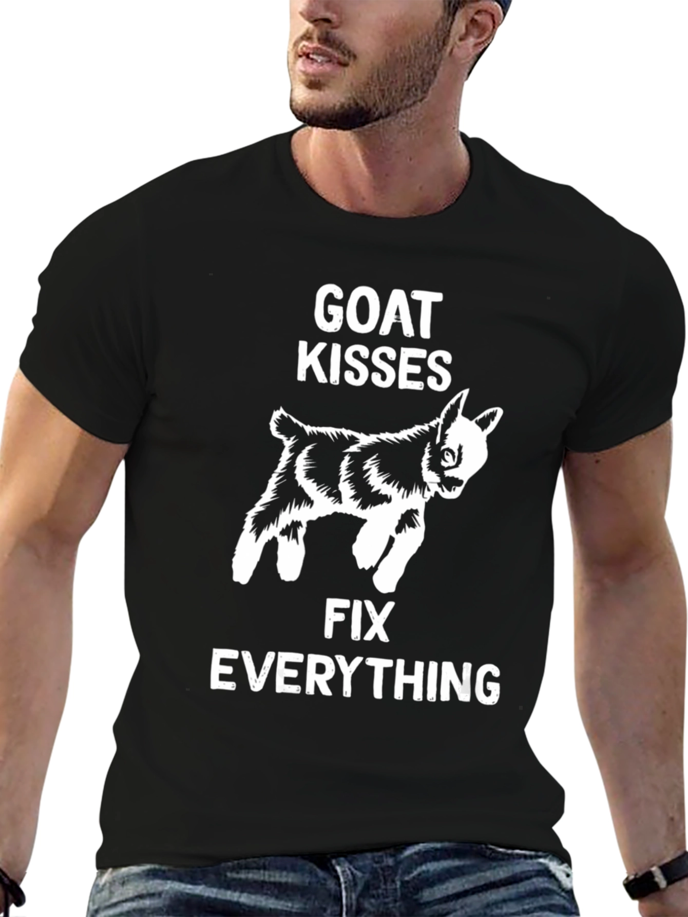 Goat Kisses Fix Everything T-Shirt
