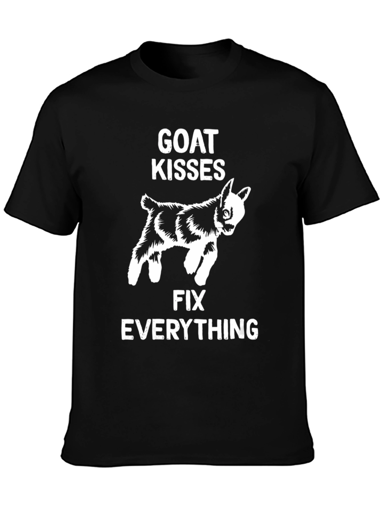 Goat Kisses Fix Everything T-Shirt