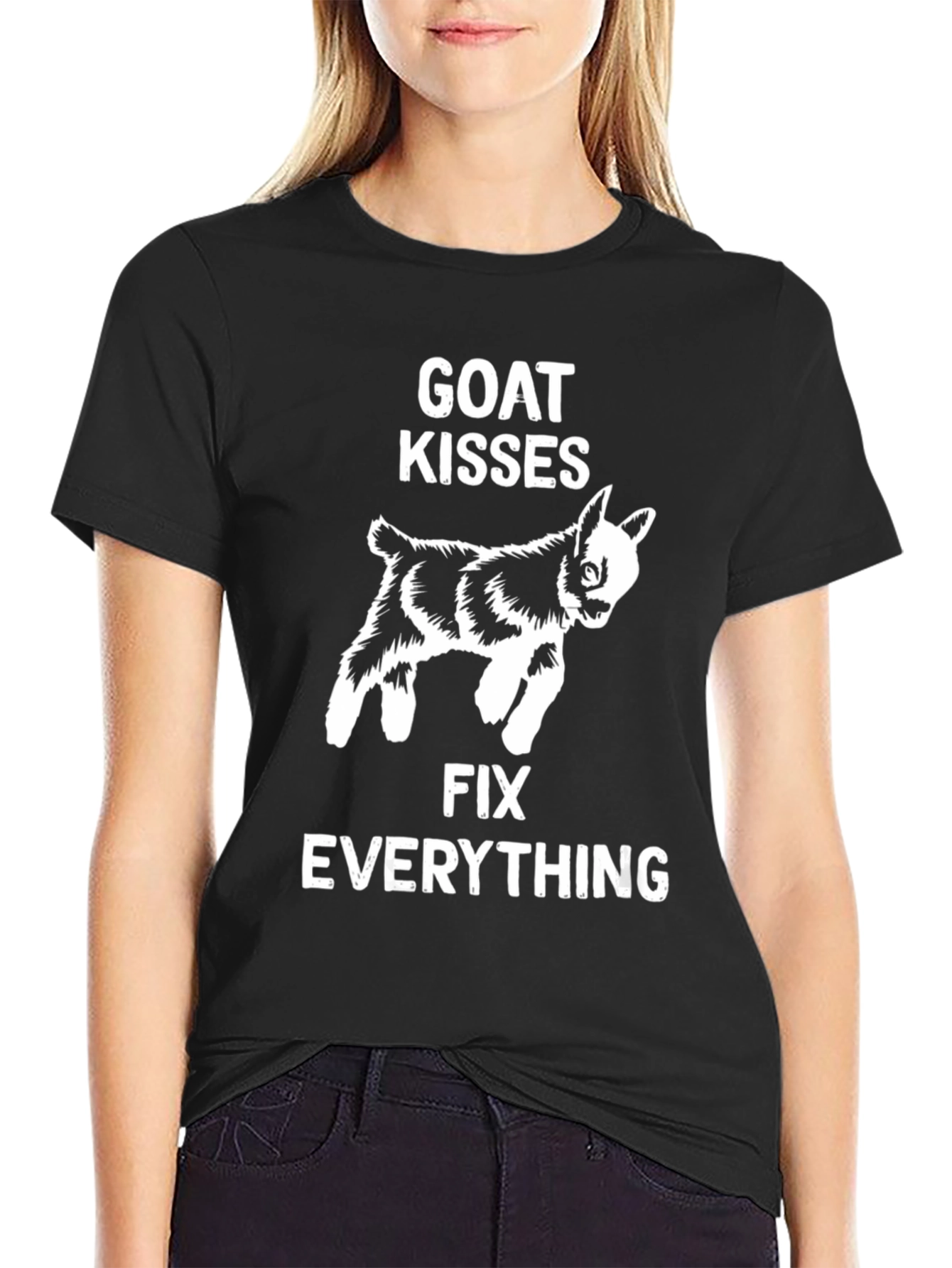 Goat Kisses Fix Everything T-Shirt