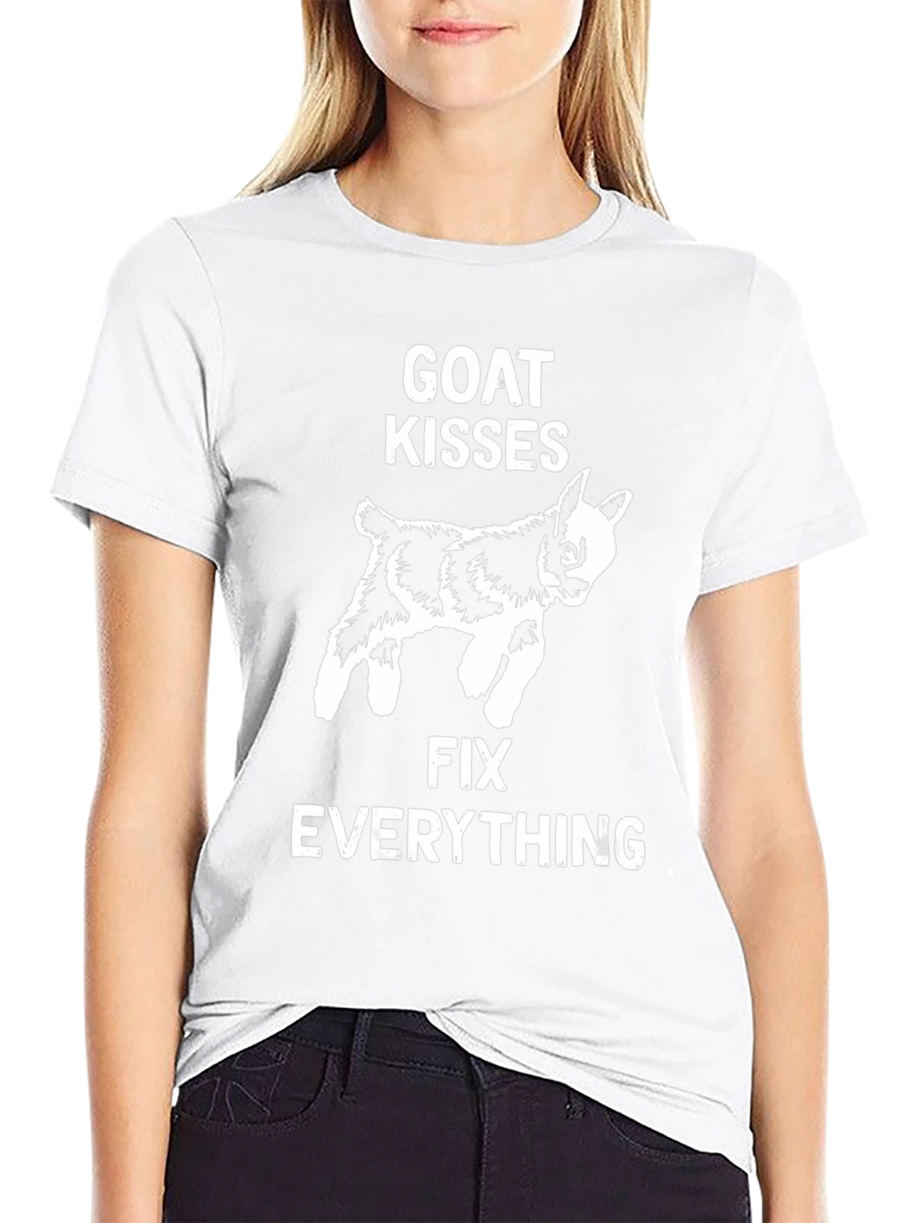 Goat Kisses Fix Everything T-Shirt