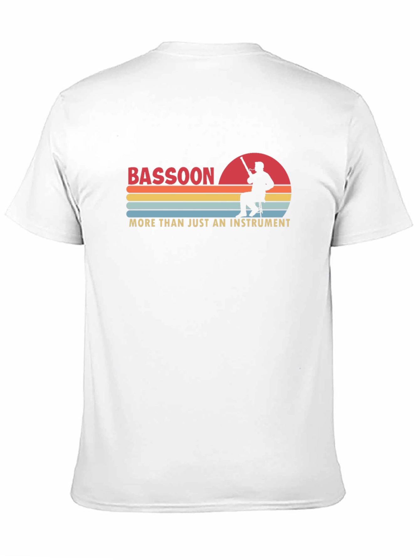 Bassoon Player Sunset Graphic T-Shirt