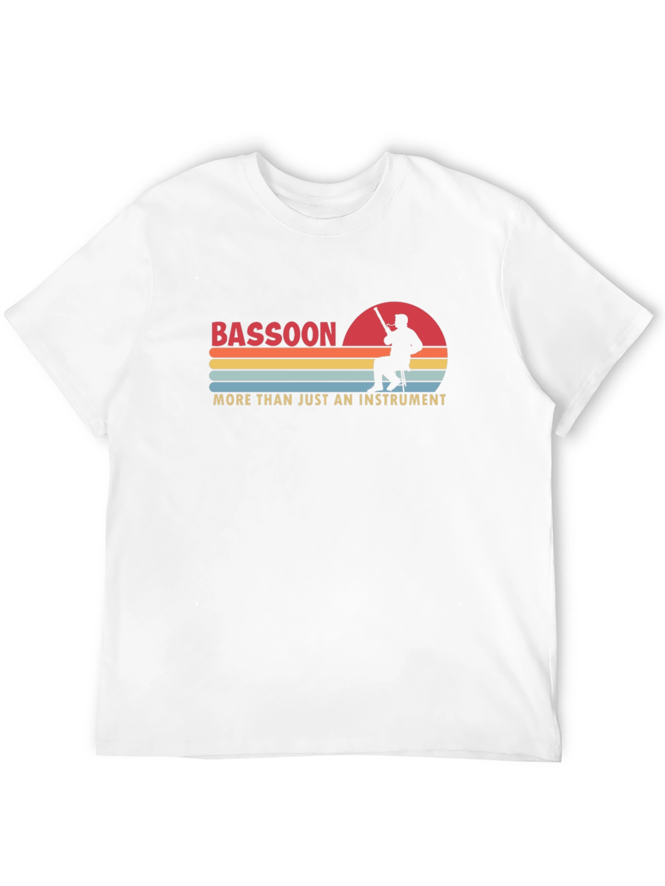 Bassoon Player Sunset Graphic T-Shirt