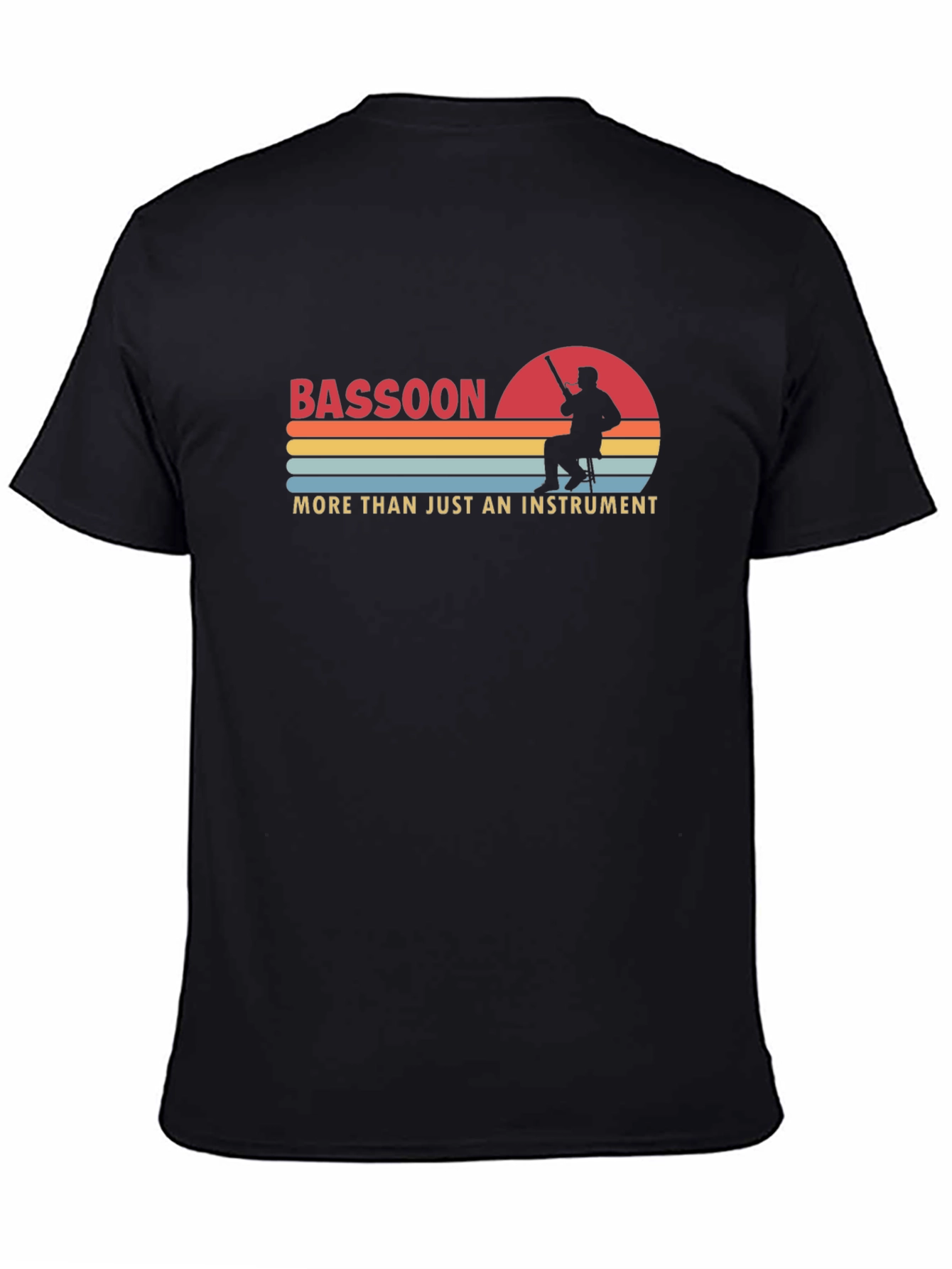 Bassoon Player Sunset Graphic T-Shirt