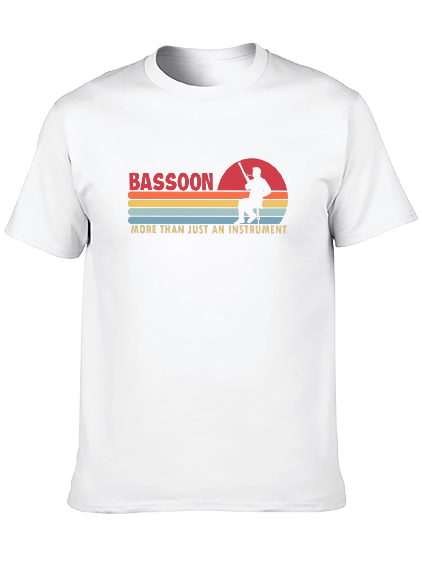 Bassoon Player Sunset Graphic T-Shirt