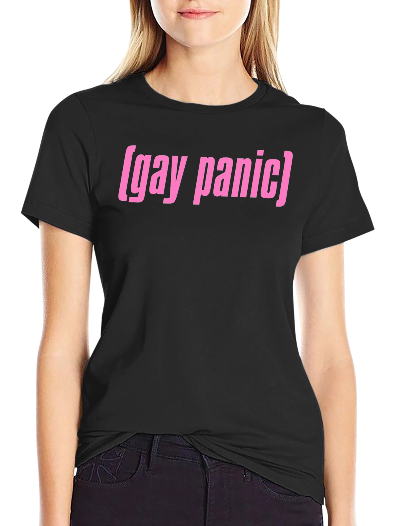 Gay Panic Black Graphic Tee