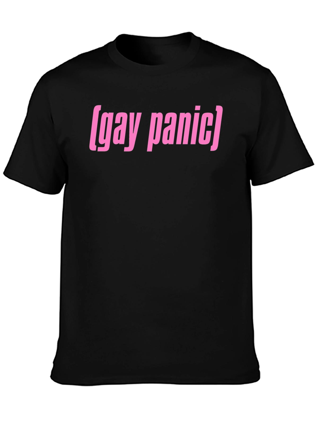 Gay Panic Black Graphic Tee