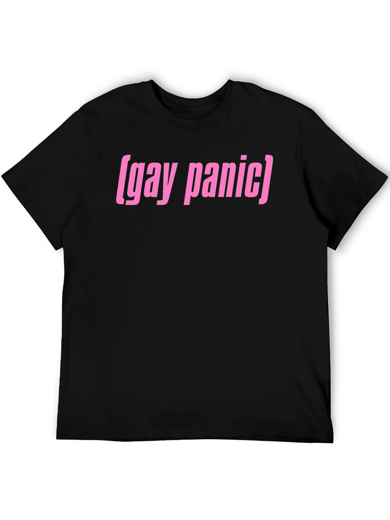 Gay Panic Black Graphic Tee