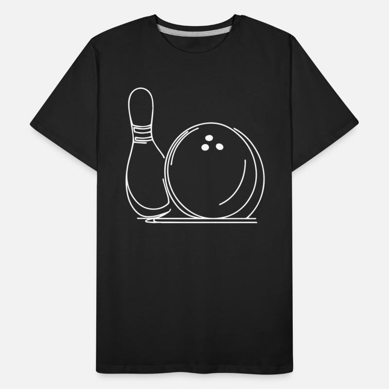 Bowling Ball And Pin Drawing