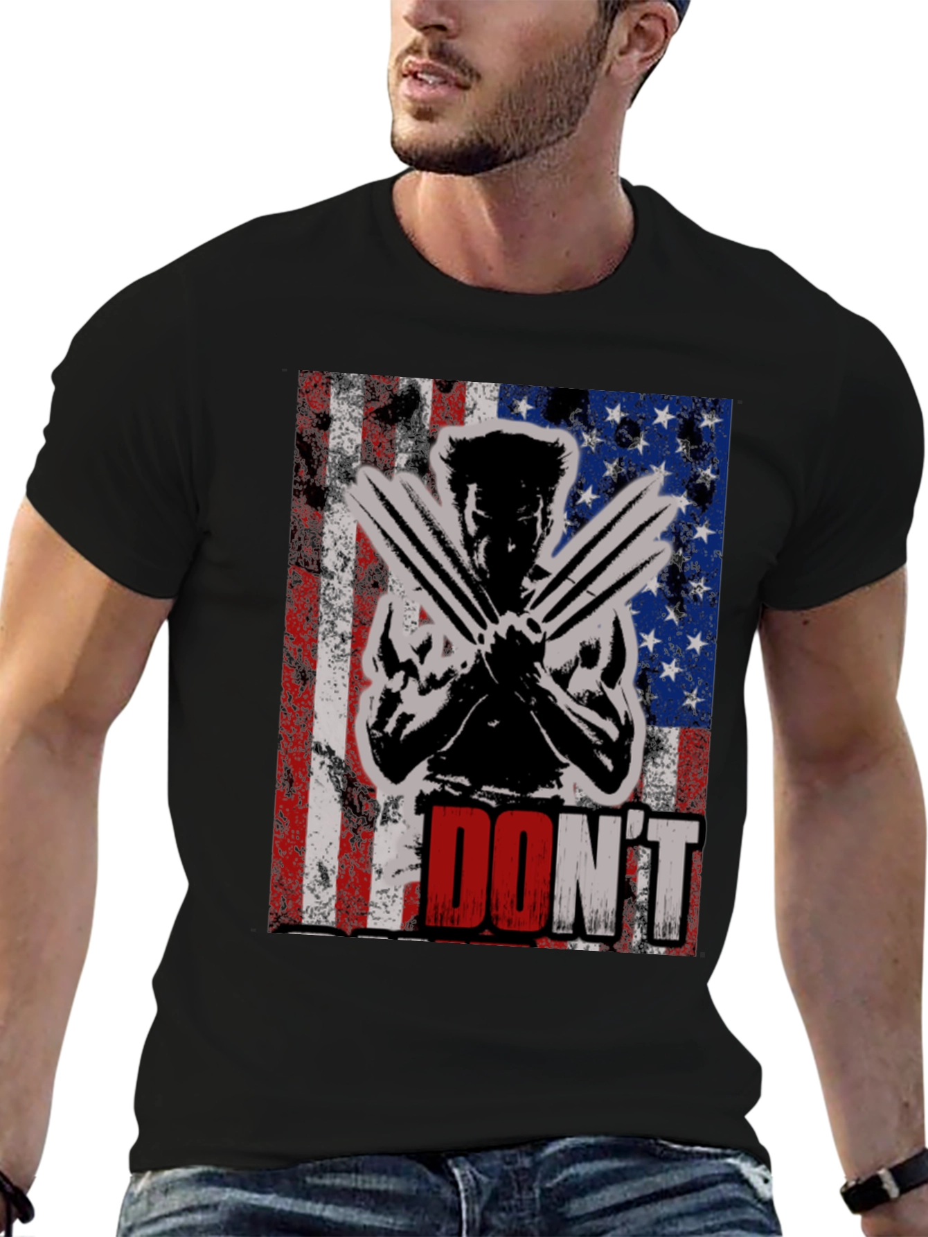 Wolverine American Flag Dont T-Shirt