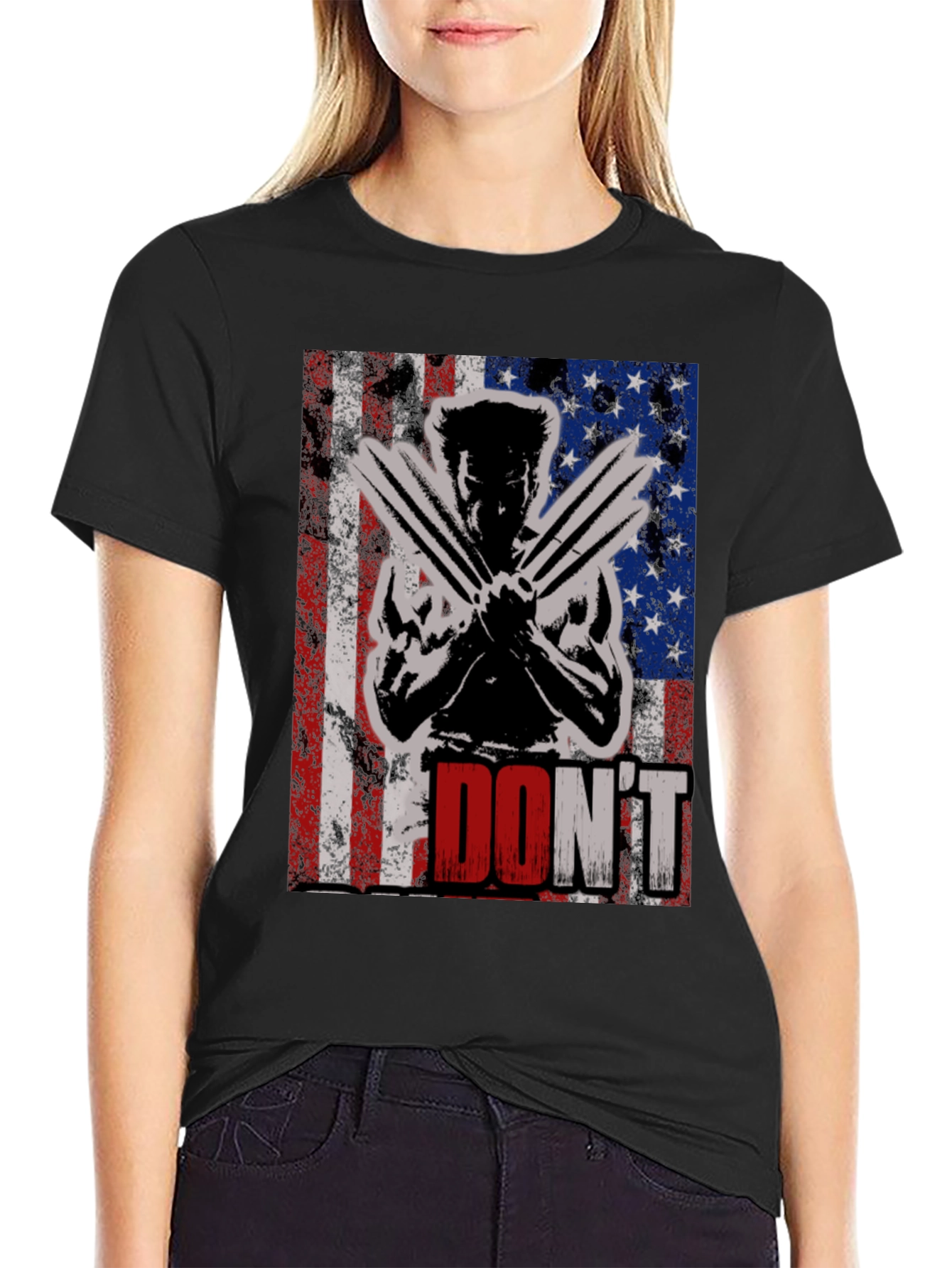 Wolverine American Flag Dont T-Shirt