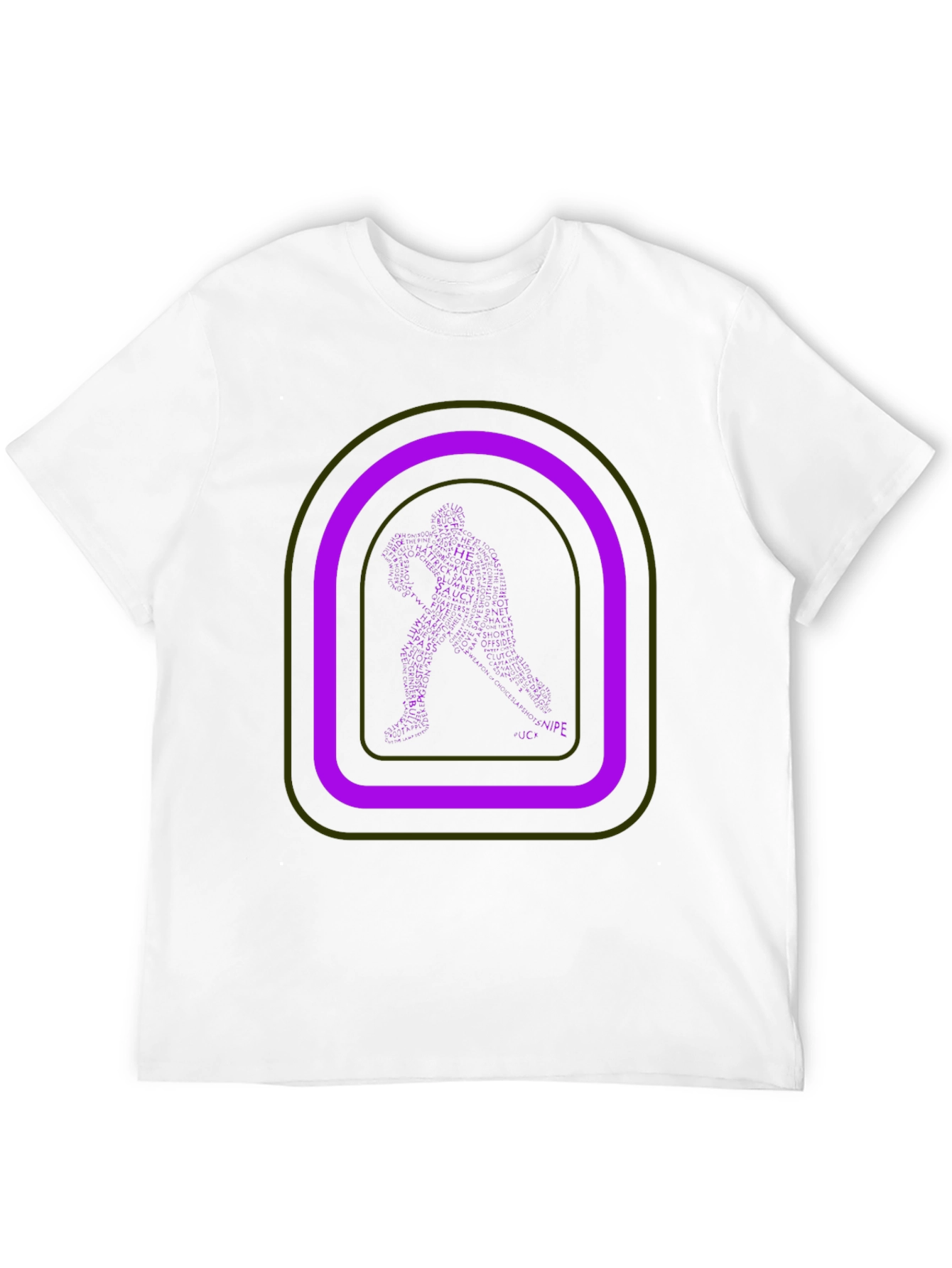 Unique Graphic Tee: Man Silhouette Retro Design