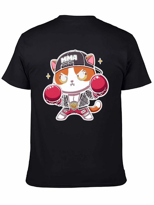 MMA Cat Black T-Shirt