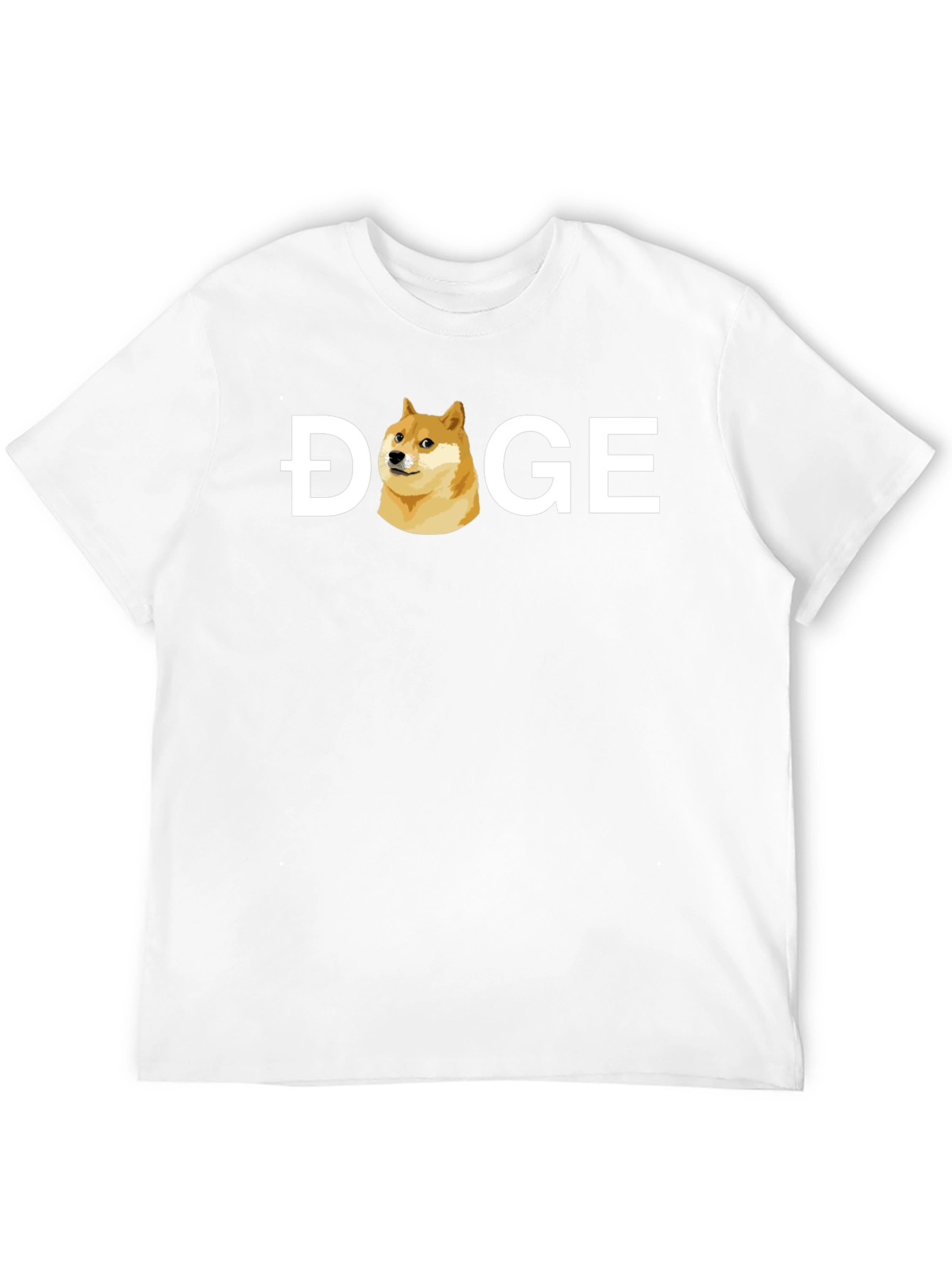 Doge Meme T-Shirt - Black Crew Neck Tee