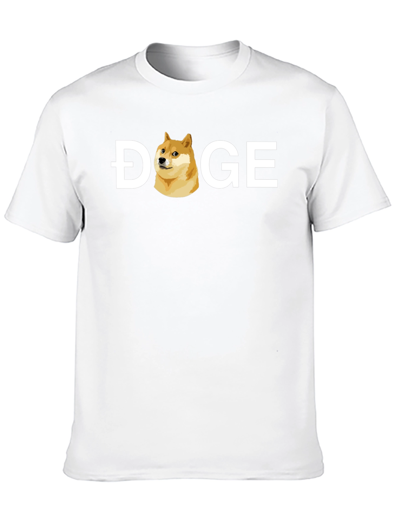 Doge Meme T-Shirt - Black Crew Neck Tee