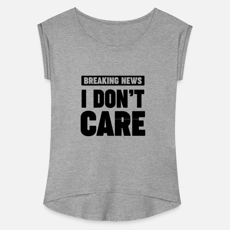 Breaking news I don't care