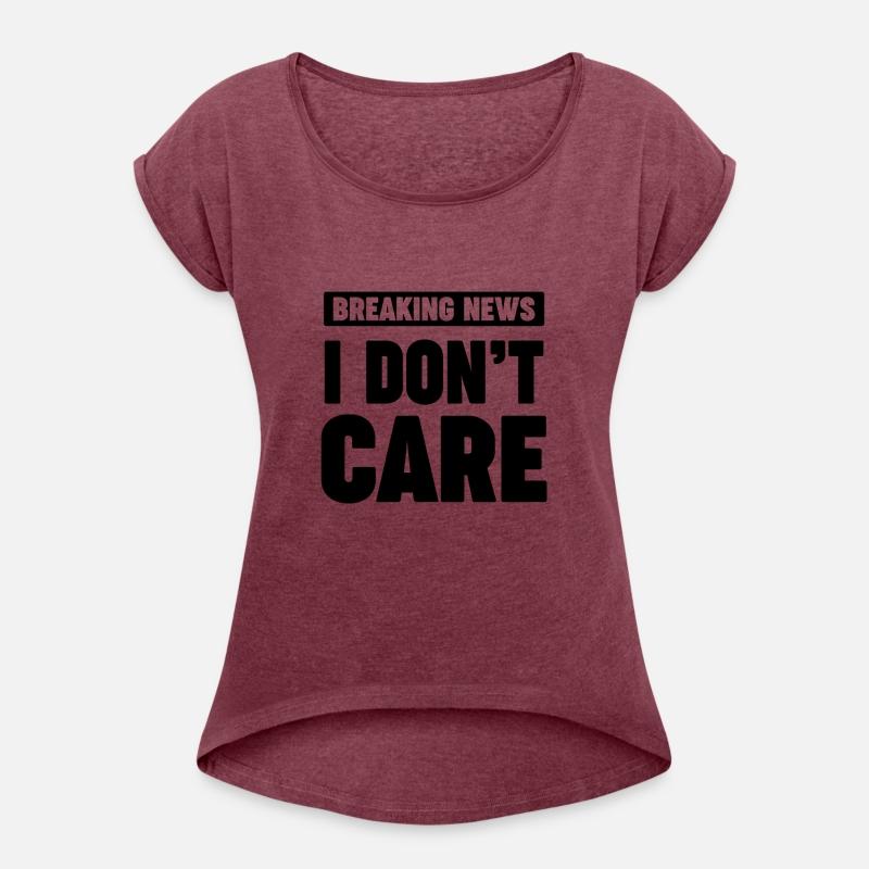 Breaking news I don't care