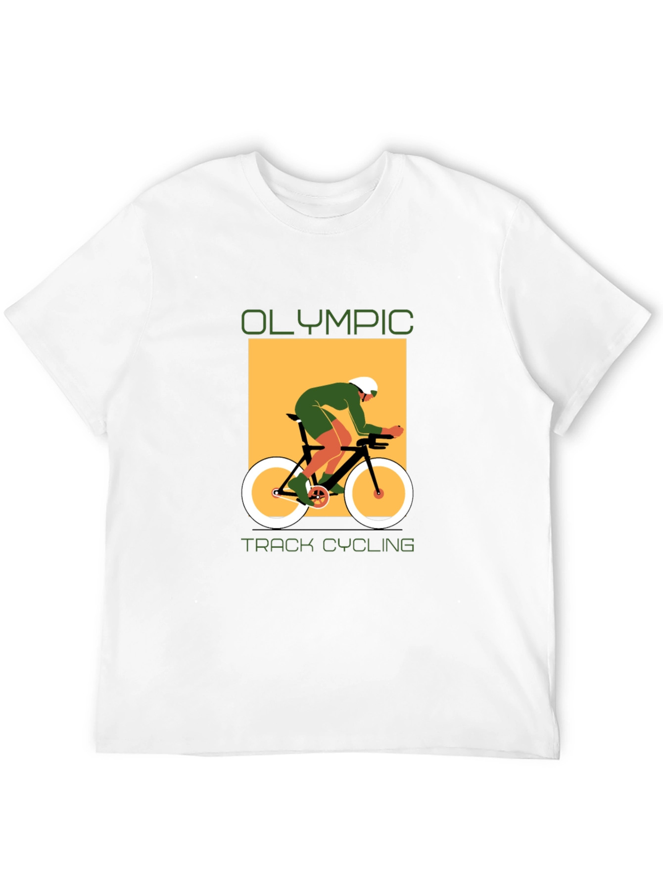 Olympic Track Cycling Graphic Tee - Black