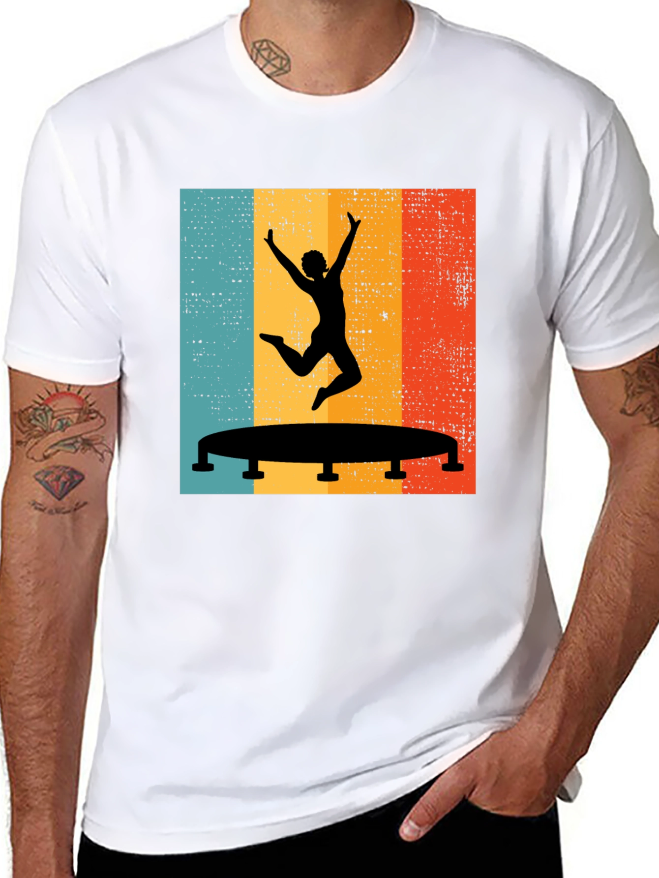 Retro Trampoline Jump T-Shirt
