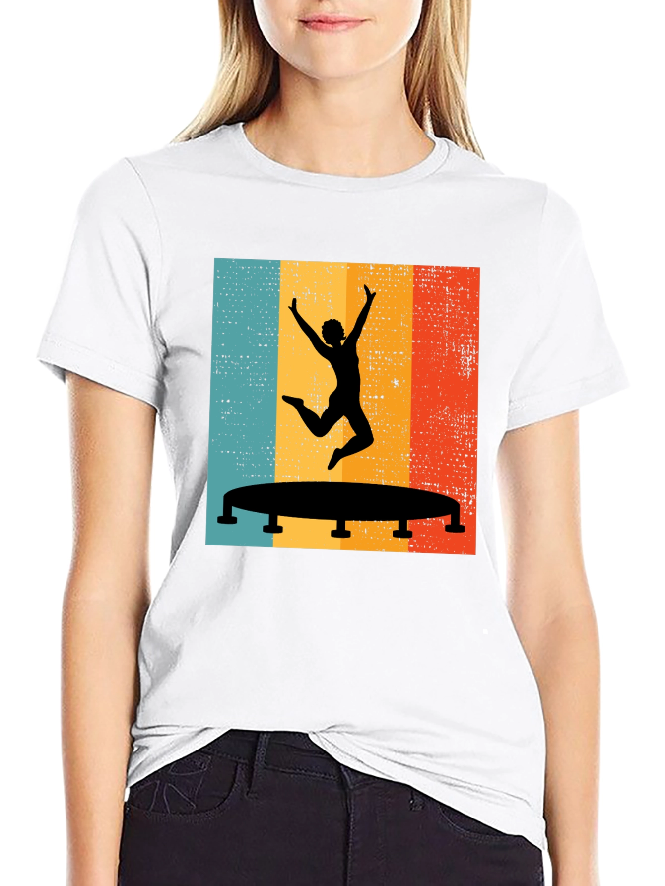 Retro Trampoline Jump T-Shirt