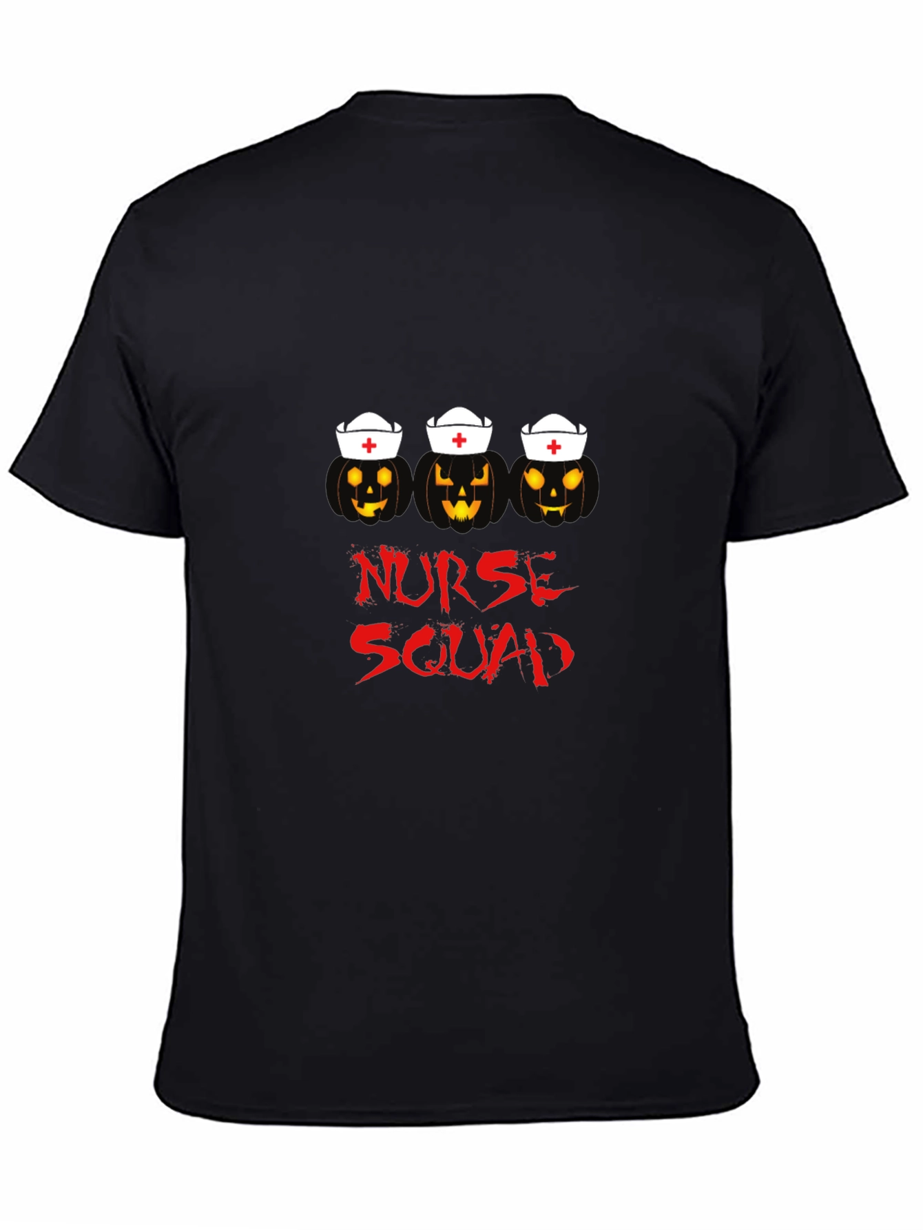 Nurse Squad Halloween Pumpkin T-Shirt
