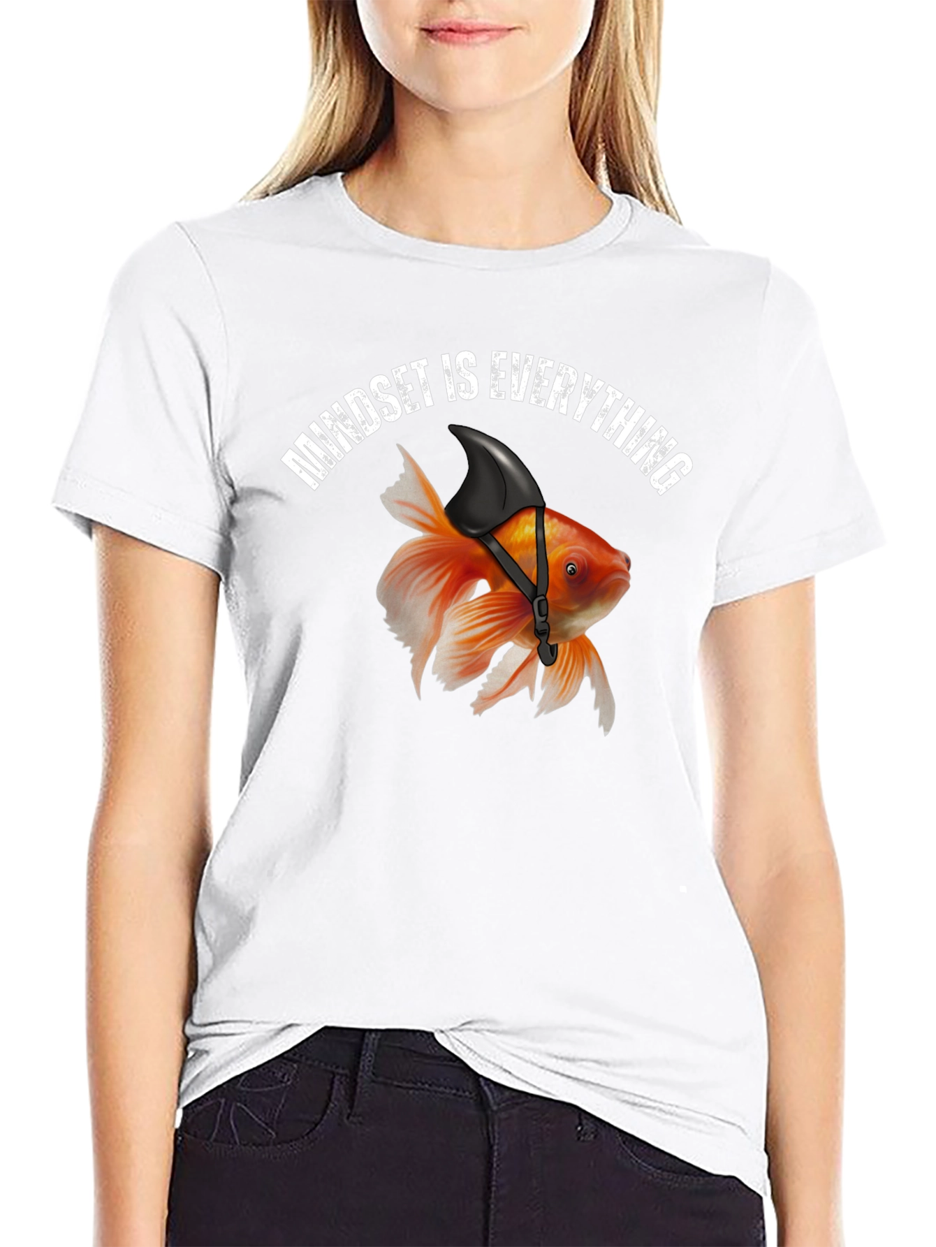 Mindset is Everything T-Shirt - Shark Fin Goldfish