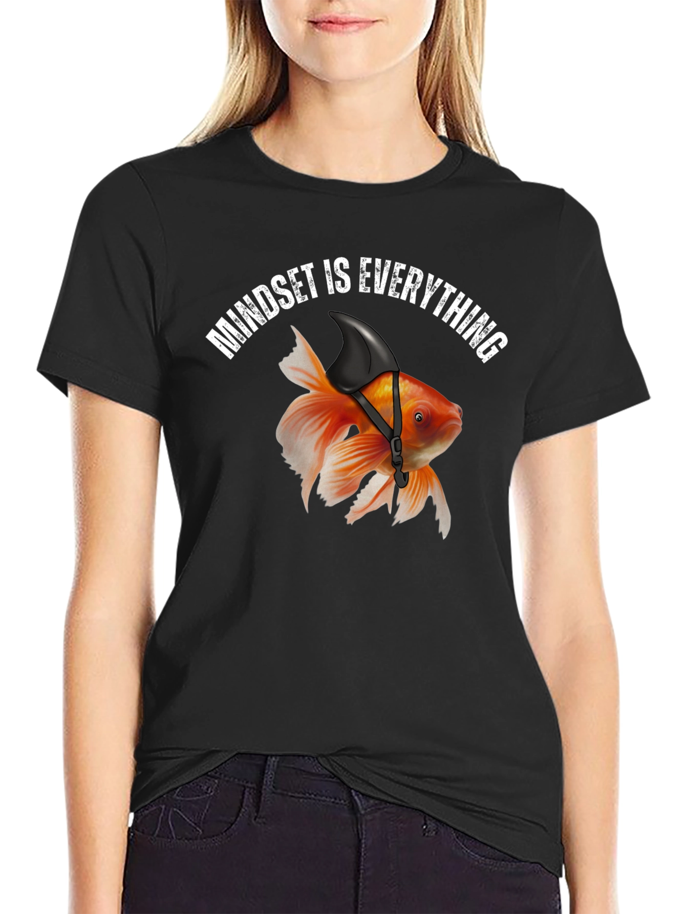 Mindset is Everything T-Shirt - Shark Fin Goldfish