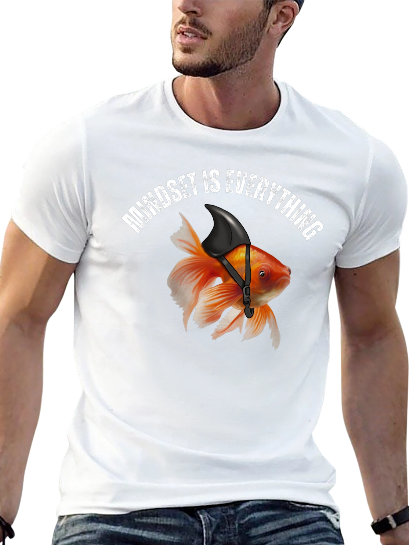 Mindset is Everything T-Shirt - Shark Fin Goldfish