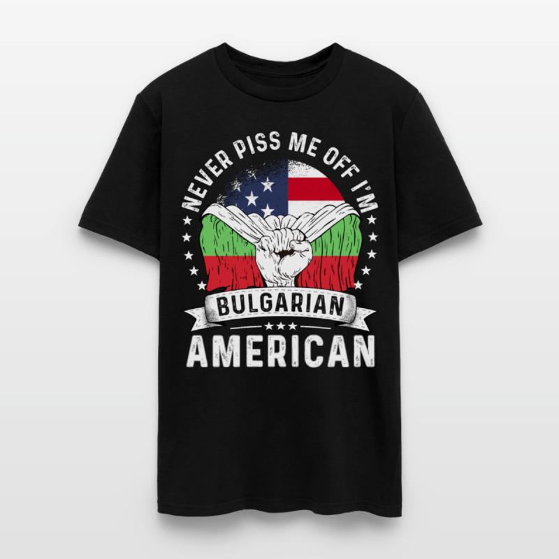 Bulgarian American Country Heritage Flags