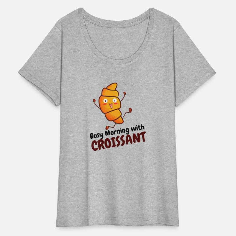 Busy Morning With Croissant