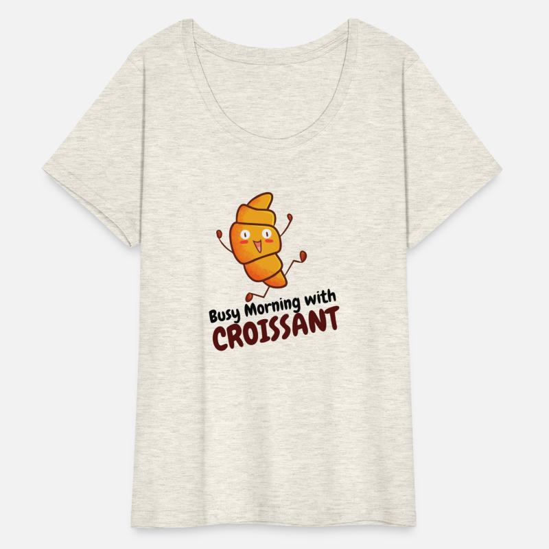 Busy Morning With Croissant