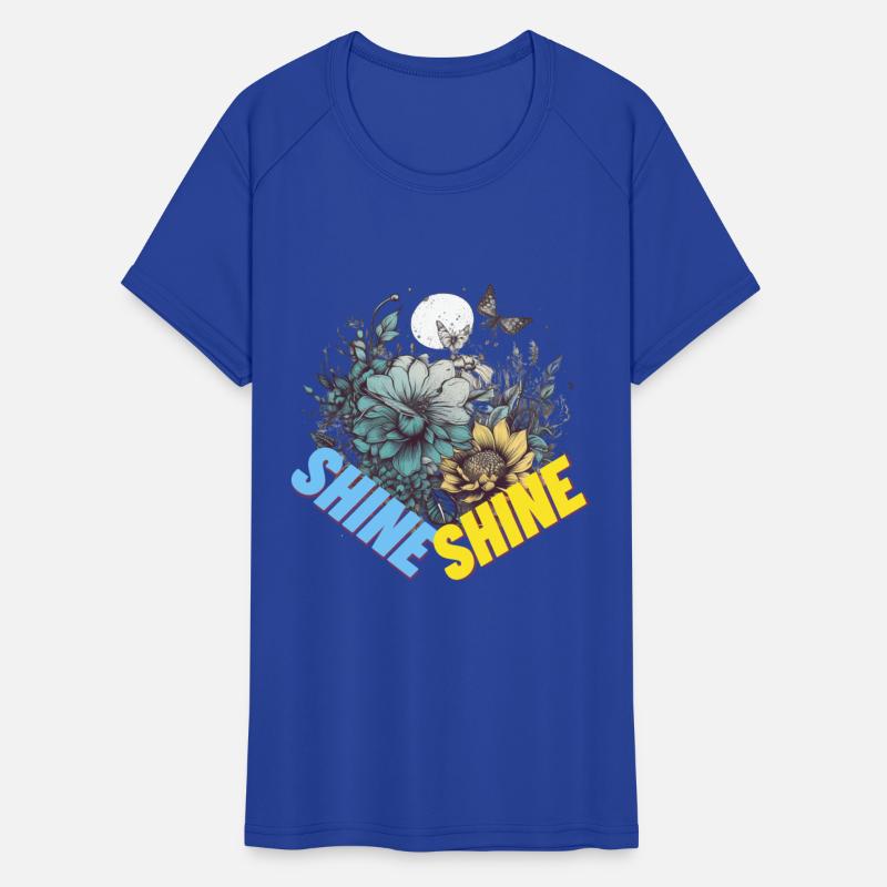 Butterfly And Flowers Shine Shine