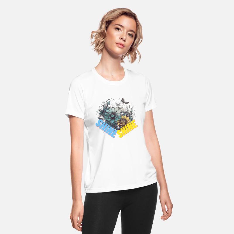 Butterfly And Flowers Shine Shine