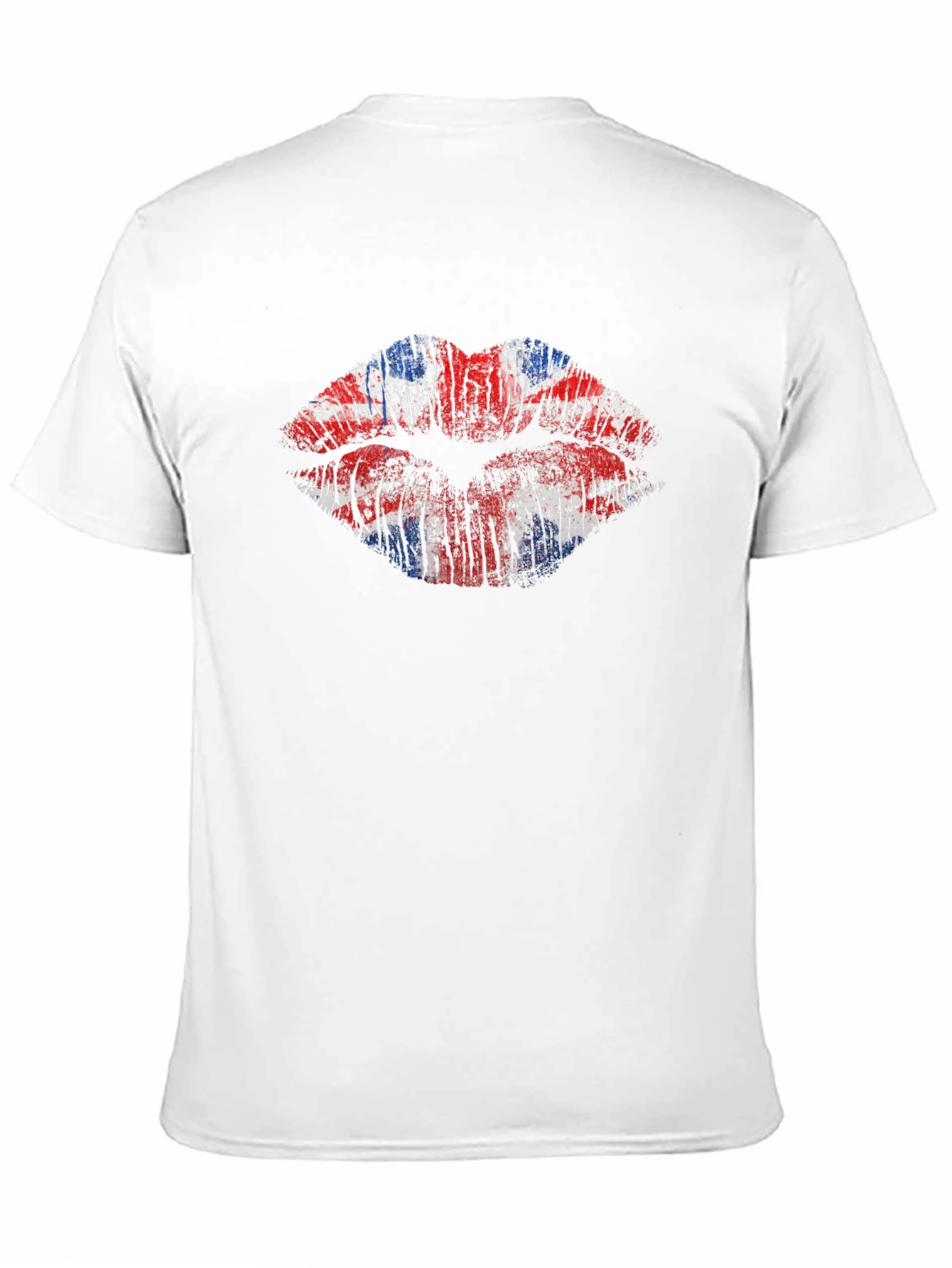 Union Jack Lips Graphic Black Tee
