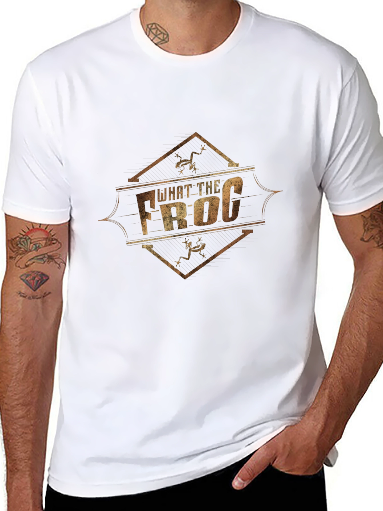 What The Frog Graphic Tee - Black