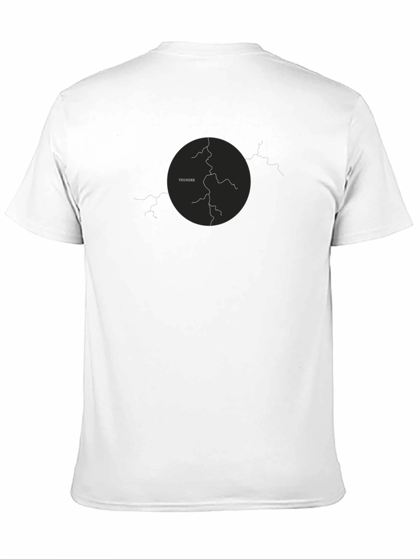 Thunder Graphic T-Shirt - Black