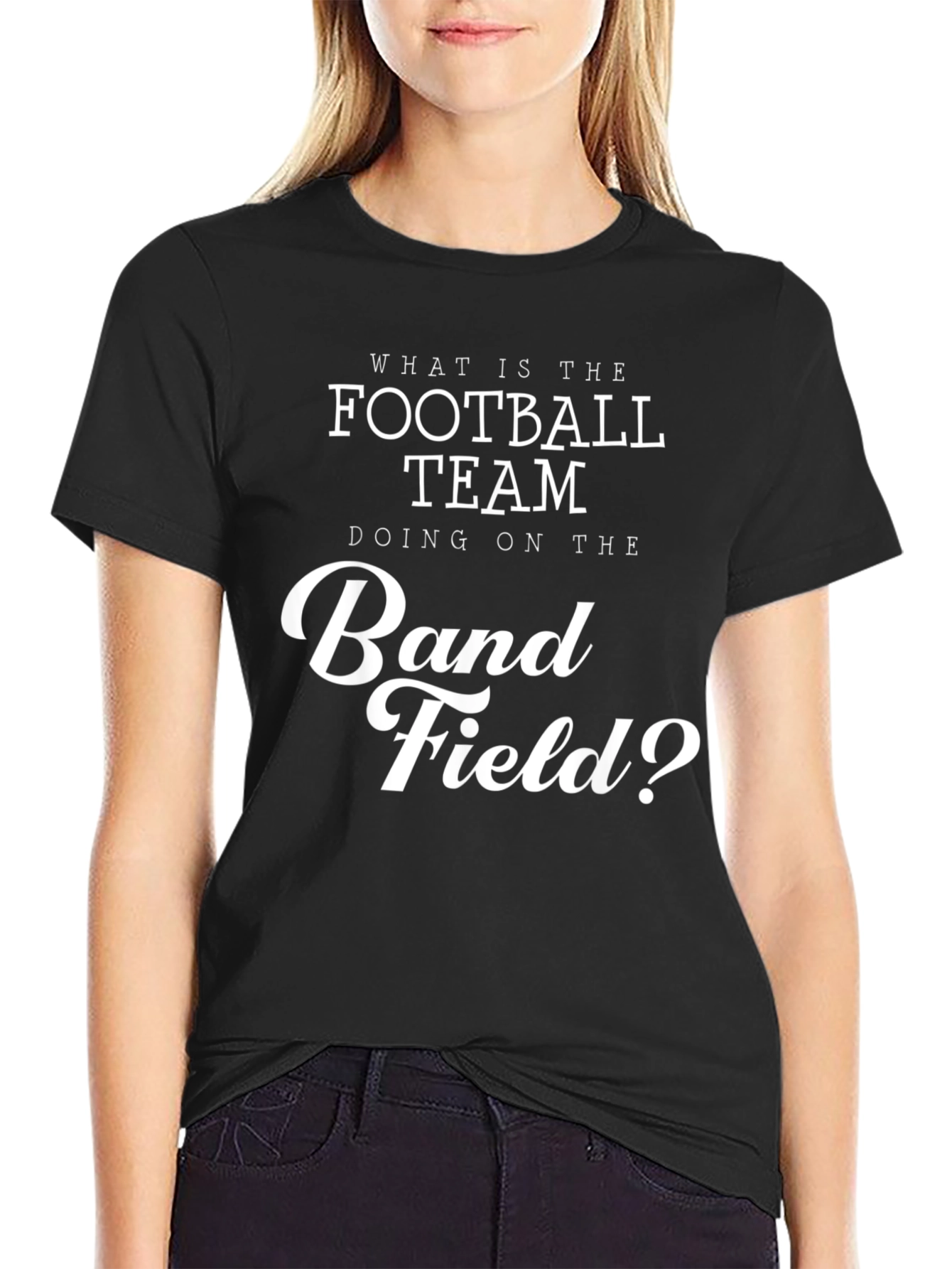 Funny Band & Football Team T-Shirt