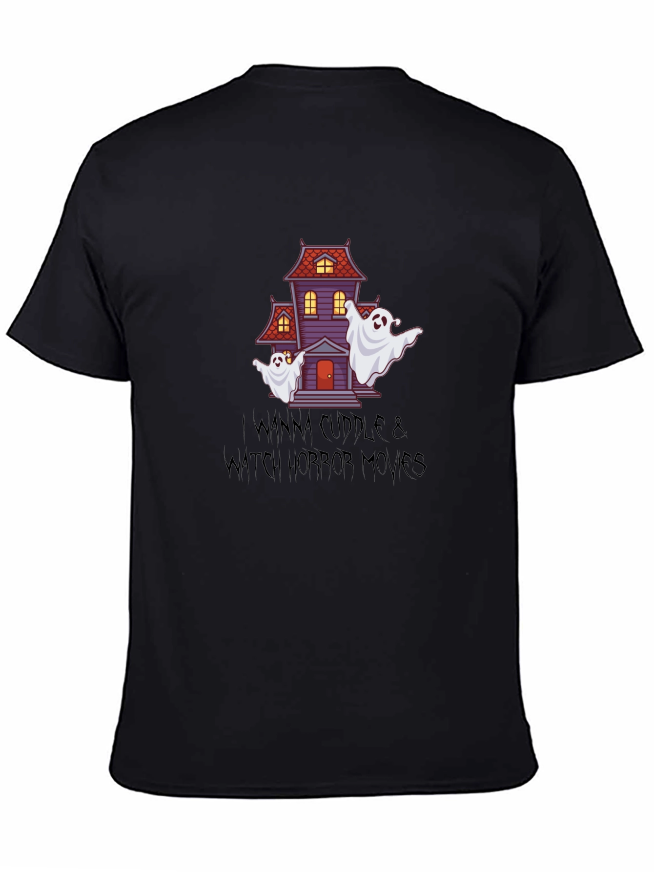 Horror Movie Night T-Shirt: Cuddle & Watch!