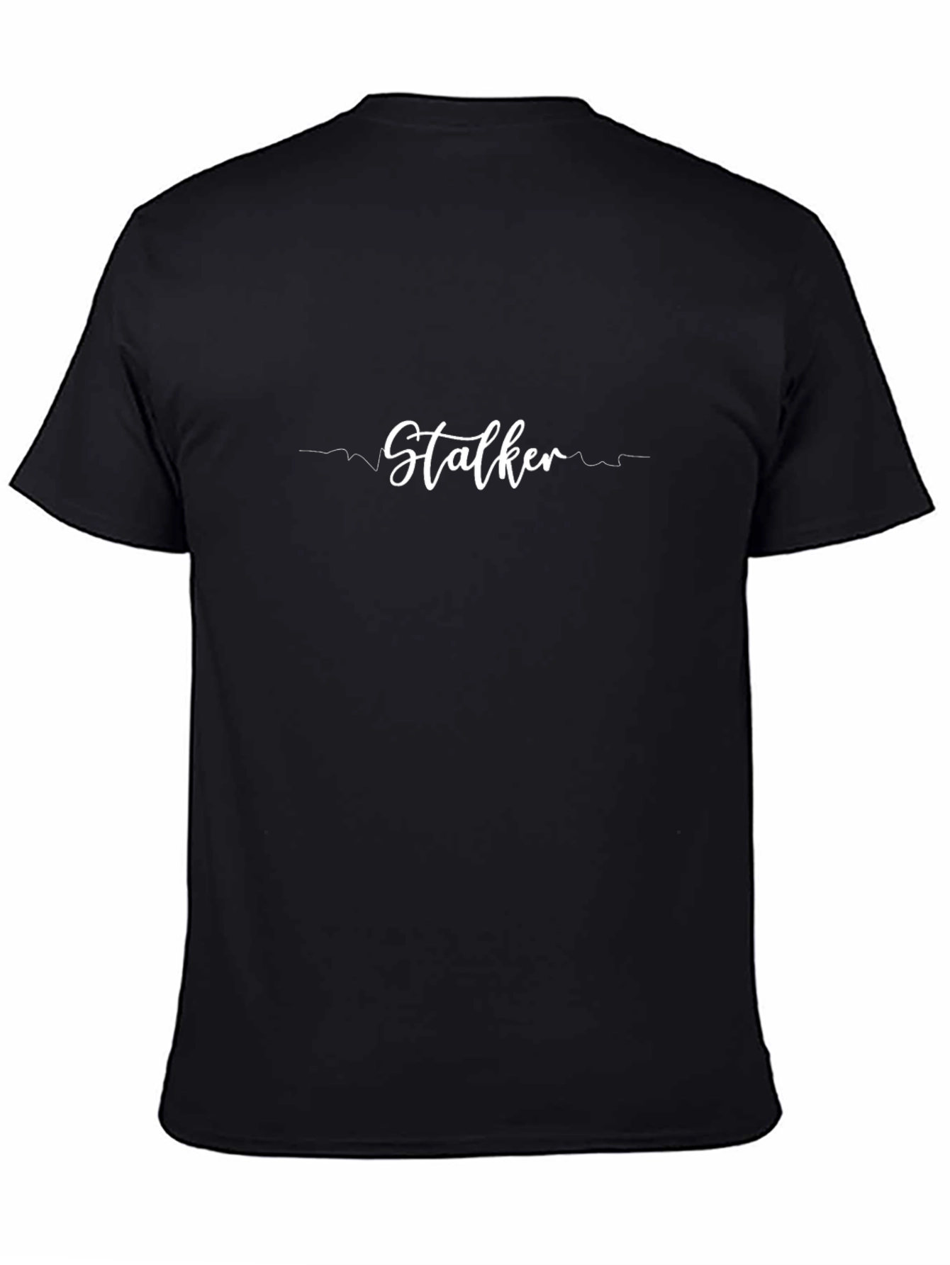 Stalker Heartbeat Graphic Tee - Dark Humor T-Shirt